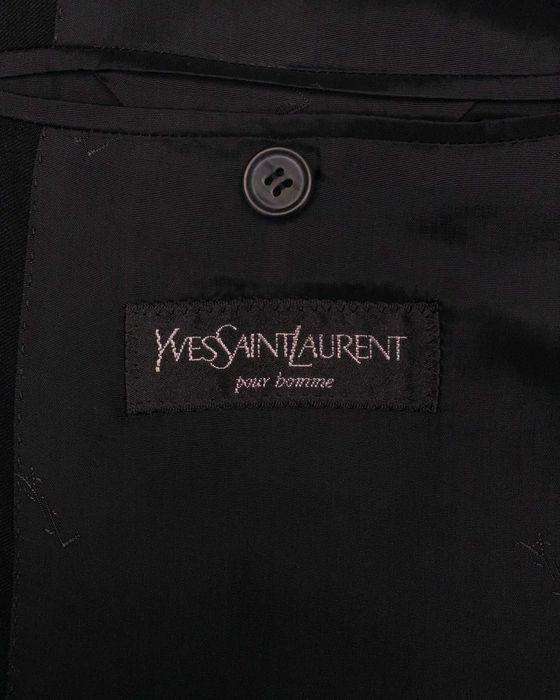 Yves saint laurent ysl черный пиджак винтаж оригинал, сост. нового.