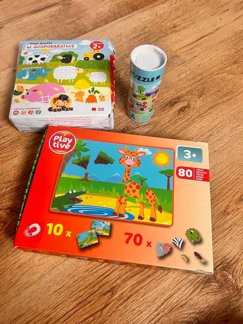 Zestaw puzzli dziecięcych