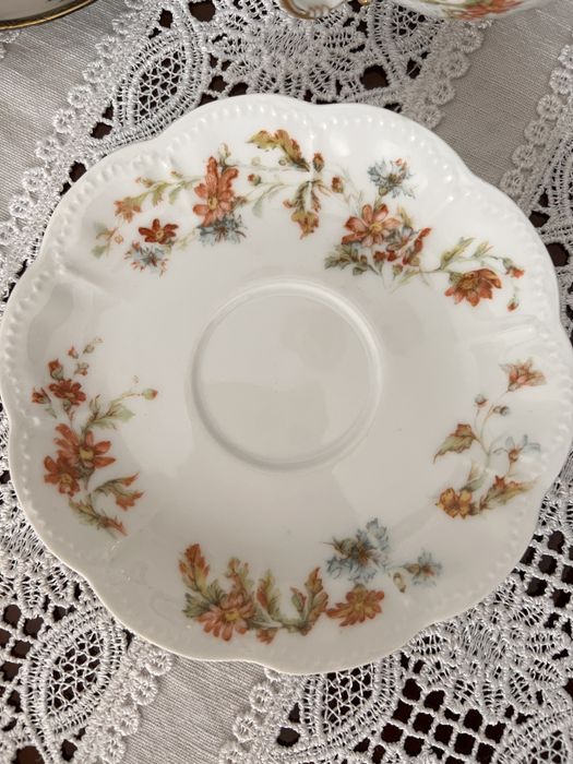 Chávena de café com flores Haviland France