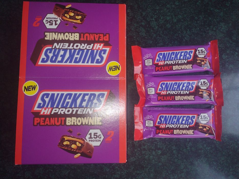Baton białkowy Snickers peanut brownie 3x 12szt