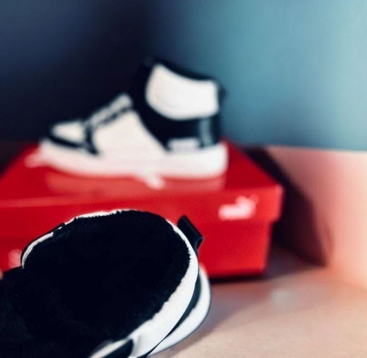 Жіночі зимові кросівки Puma/натуральная кожа/зимние ботинки пума +7-21