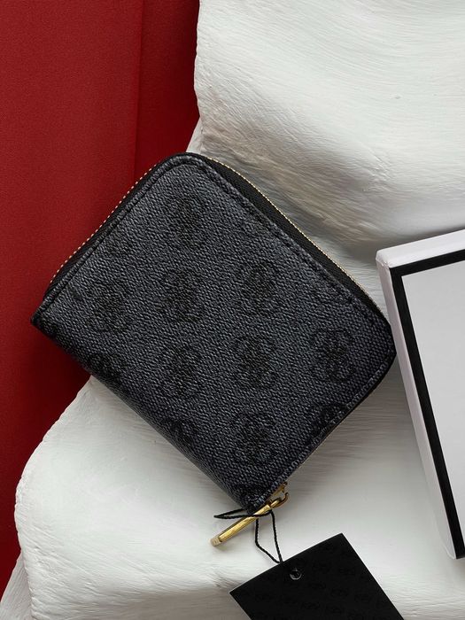 Кошелек женский Guess Dagan 4G logo мини Гесс черный с коробкой