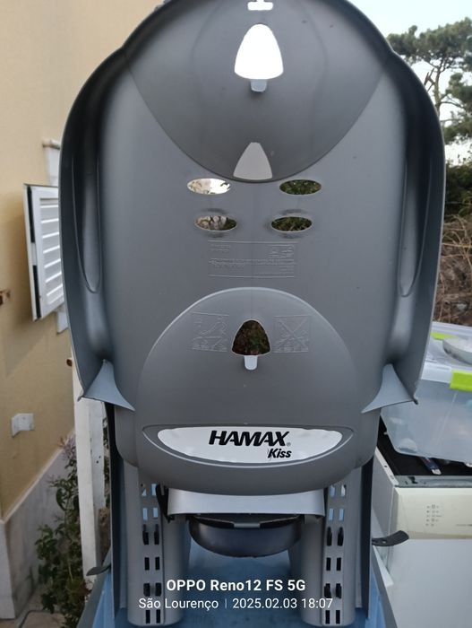 Cadeira transportadora bicicleta