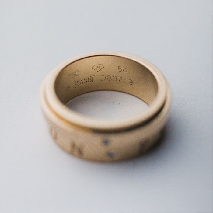 Anel PIAGET POSSESSION em Ouro 18k e Diamantes - Tamanho 54 - 12.5 gr