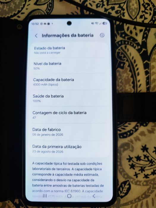 Samsung Galaxy S26 - sem uso - garantia até agosto 2029