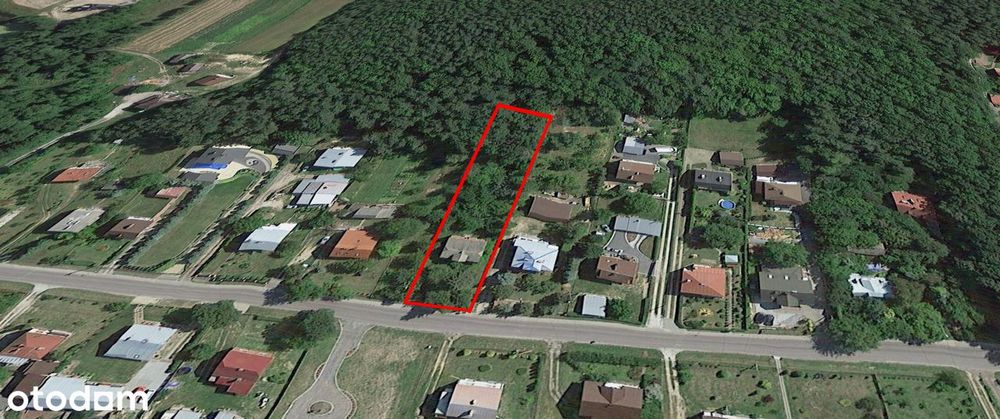 Działka budowlana 18 ar – Rakszawa – przy lesie - Widok 4
