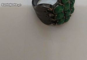 Conjunto de pulseira + anel cor verde (oferta numa compra)