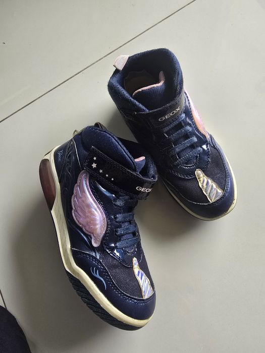 Buty sneakersy botki za kostkę Geox jednorożec unicorn 32 21 cm