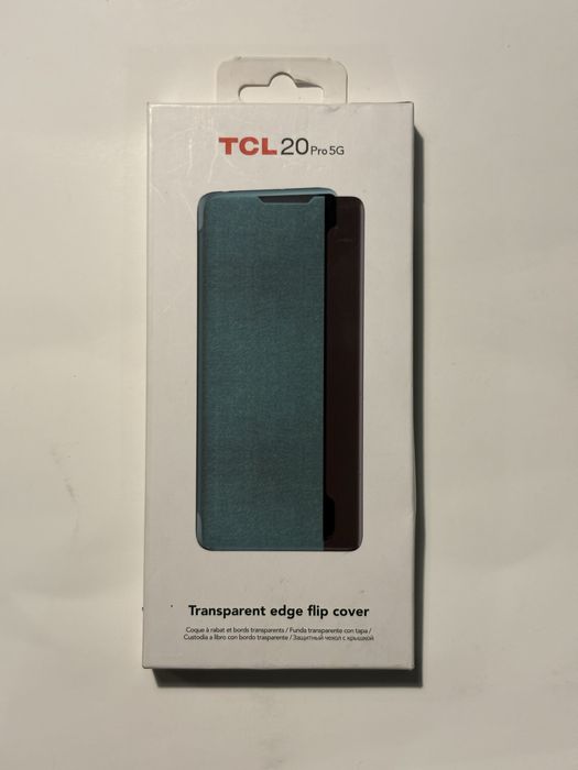 Capa transparente com flip cover TCL 20 pro 5G