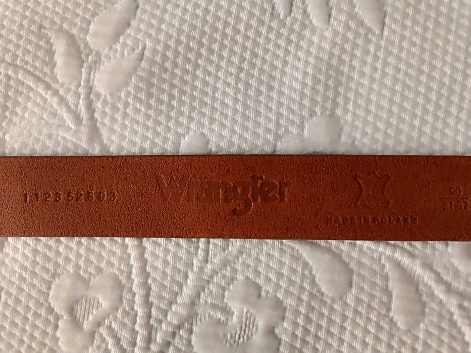 Cinto couro genuíno Wrangler