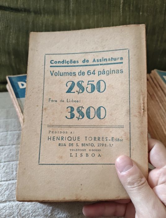 Coleção Antiga 39 Livros / Fascículos "Dívida de Honra" (Anos 30/40)