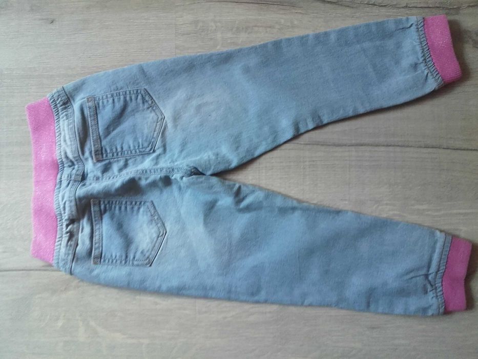 Jeans spodnie dżinsowe na gumce TXM rozm. 104 + gratis spodnie Lindex