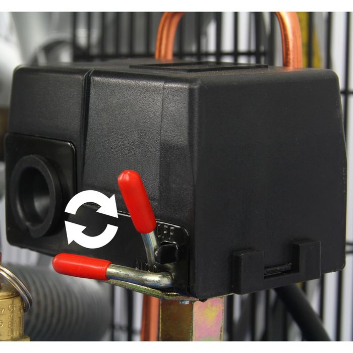 Kompresor olejowy 200l 860l/min +regulator z odwadniaczem