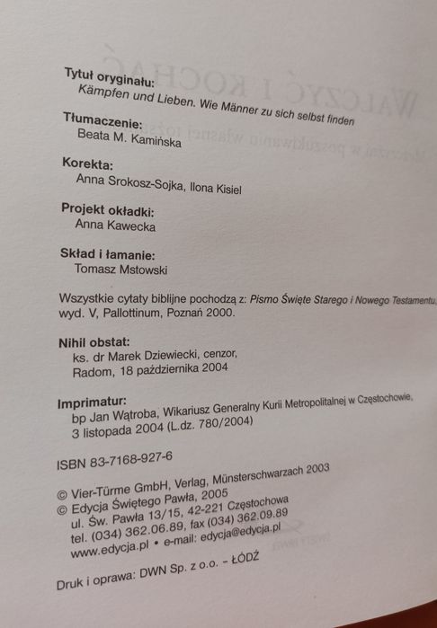 Walczyć i kochać Dla mężczyzn i nie tylko # przesyłka olx