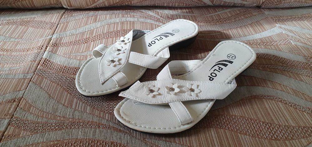 Buty damskie letnie roz 37 Plop białe dziewczęce