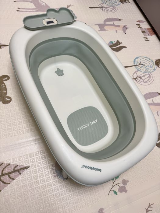Ванночка складна Babyhood з термометром