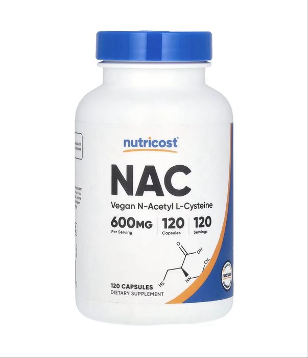 NAC 600мг 120капс новий