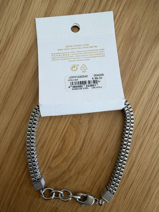 Pulseira Fossil homem nova