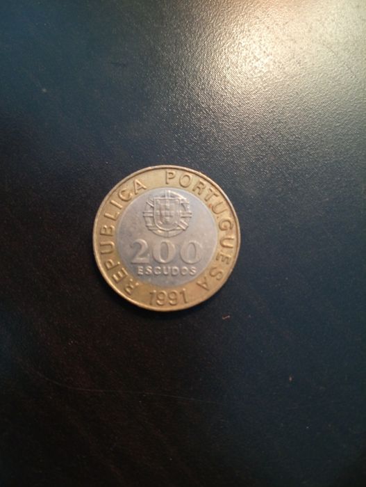 Moeda de 200 escudos - Gracia de Horta	- Portugal	- 1991