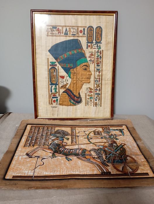 Картина папирус ( светится). Картина папирус под стеклом