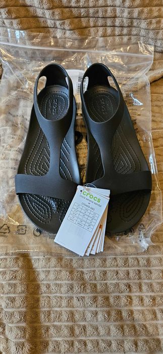 Klapki Sandały Crocs czarne rozmiar 39/40 Nowe