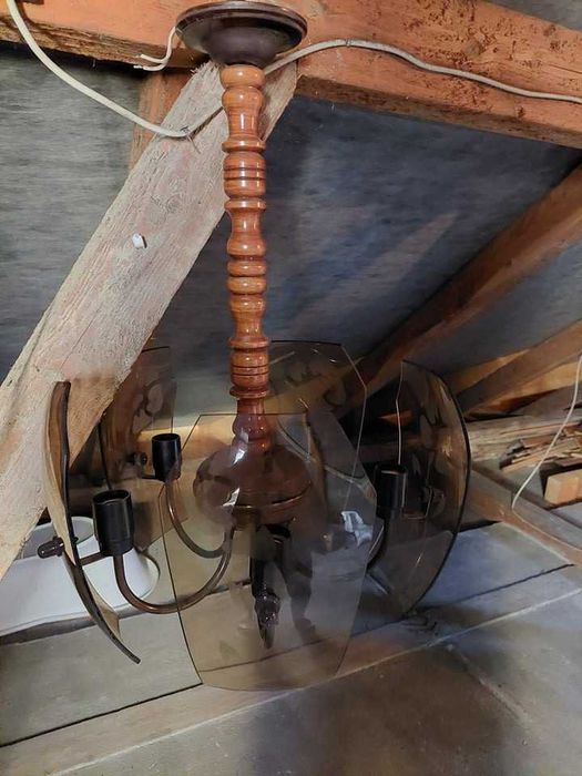 Żyrandol PRL, Lampa, Klasyk, Unikat możliwa wysyłka