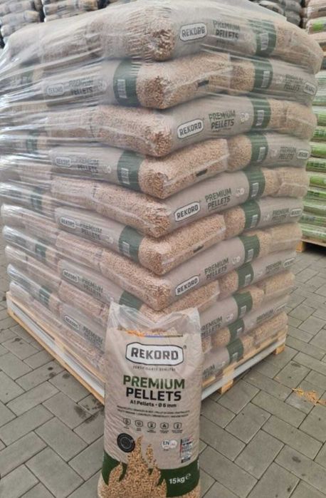 Pellet drzewny z Niemiec PREMIUM, A1, EN plus, 6 mm