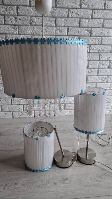 Żyrandol +lampki nocne