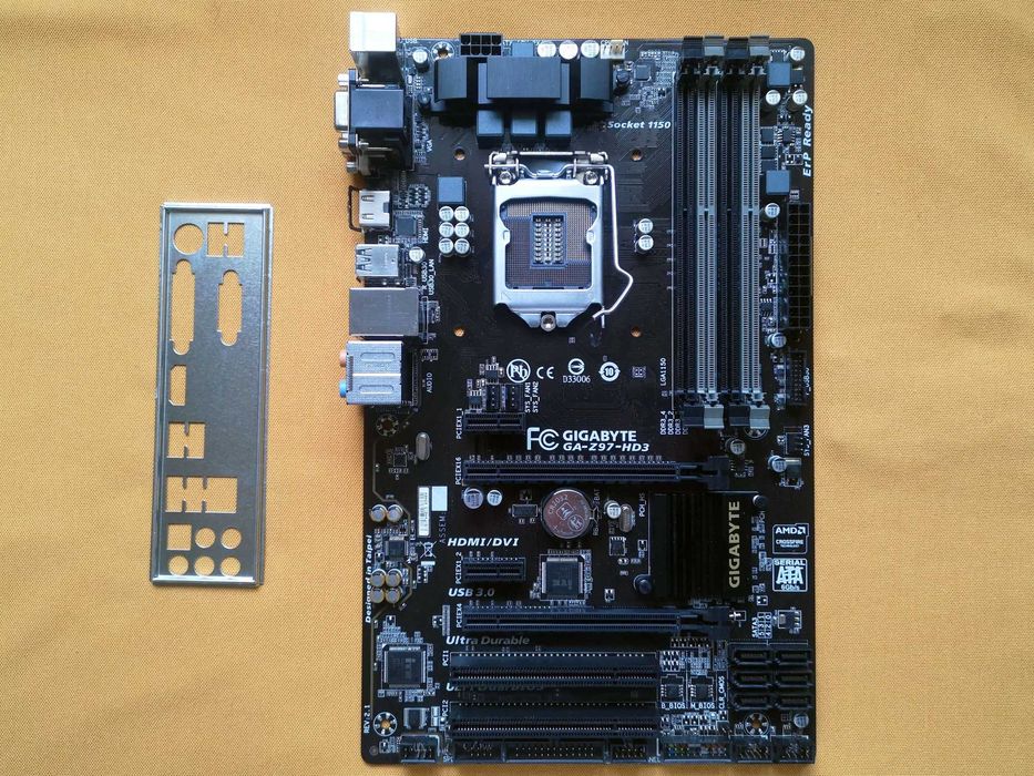 Материнська плата   Socket 1150   Gigabyte GA-Z97-HD3   (rev. 2.1)