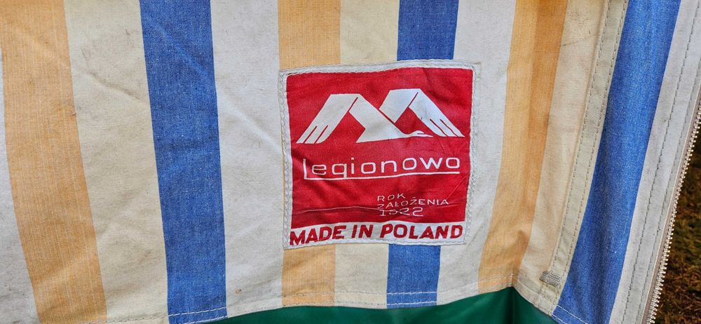 Namiot "Warta" z PRL-u.