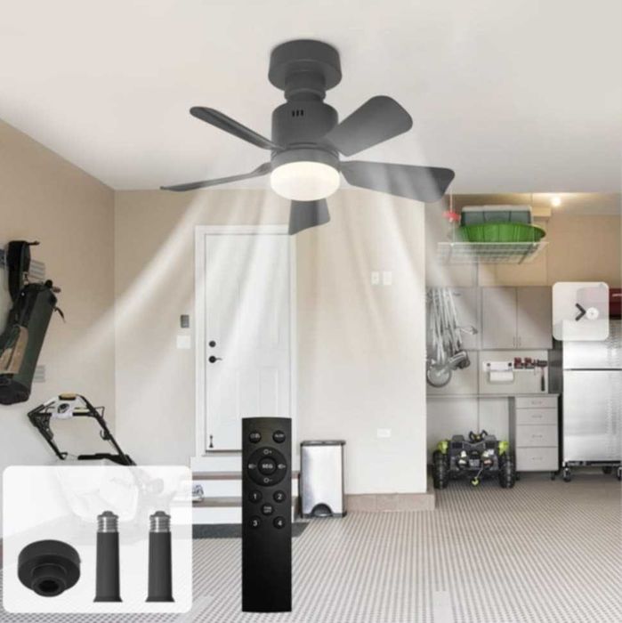 Wiatrak z lampą LED