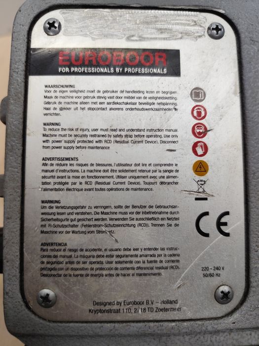 EUROBOOR ECO.32 магнітний свердлильний станок Professional