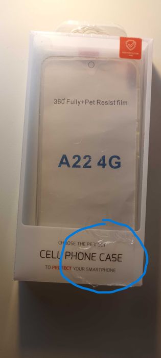 Capa 360 (full case) Samsung A22 4G