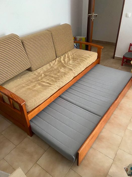 Sofa-cama de 3 lugares