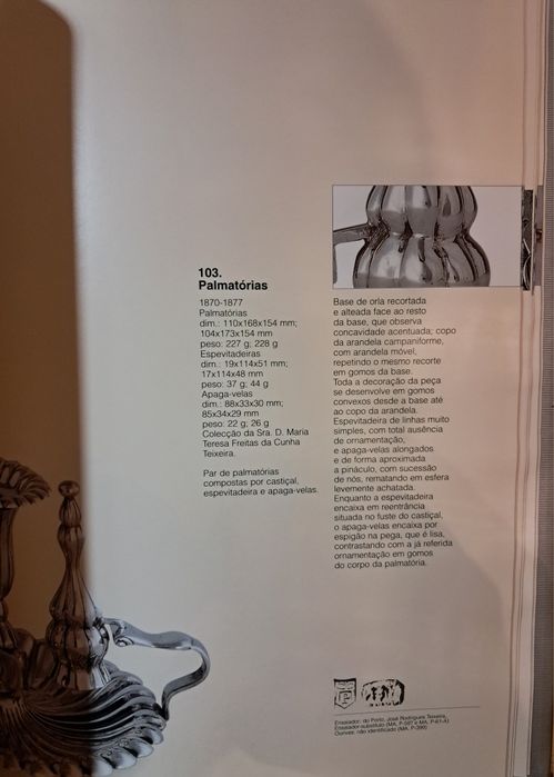 Livro"Pratas Portuguesas em Coleções Particulares"