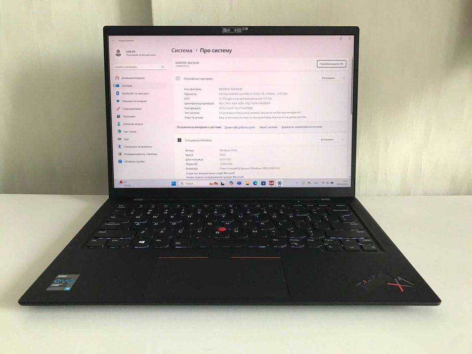 Ноутбук Lenovo ThinkPad X1 Carbon 9 Gen | i5-1135G7 | 16Gb | SSD 512GB