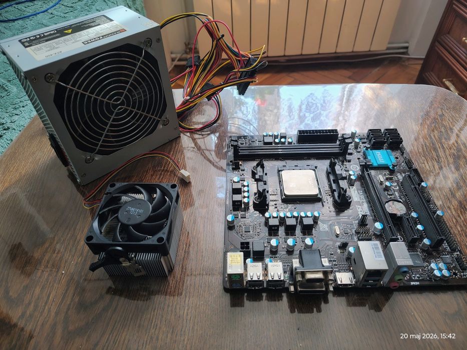Płyta główna MSI A88XM-E35 V2 + Procesor AMD A10-6800 + chłodzenie + PSU