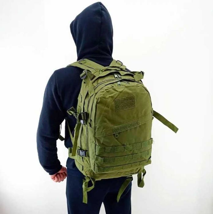 Рюкзак штурмовий тактичний олива Molle 40 л ЗСУ [ військовий, похідний ] - новий, міцний, захист від вологи