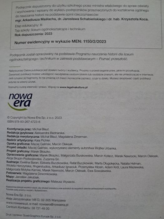 Podręcznik do Historii ,, Poznać przeszłość" kl. 2