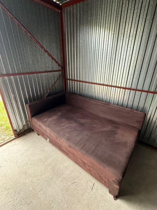 Sofa modułowa brązowa