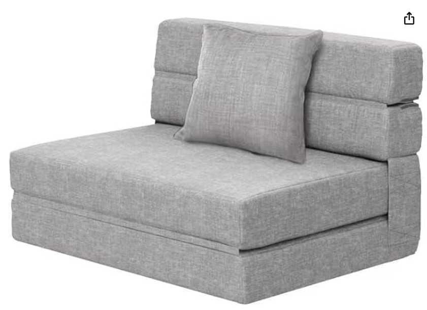 Sofá Cama de Casal Dobrável com 4 Posições - Comprado na AMAZON