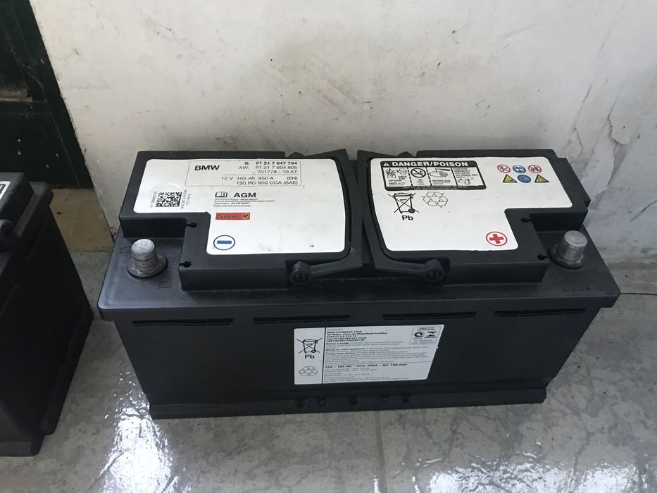 1bateria em Gel BMW original -AC p BMW E 30 para-choques Range Rover