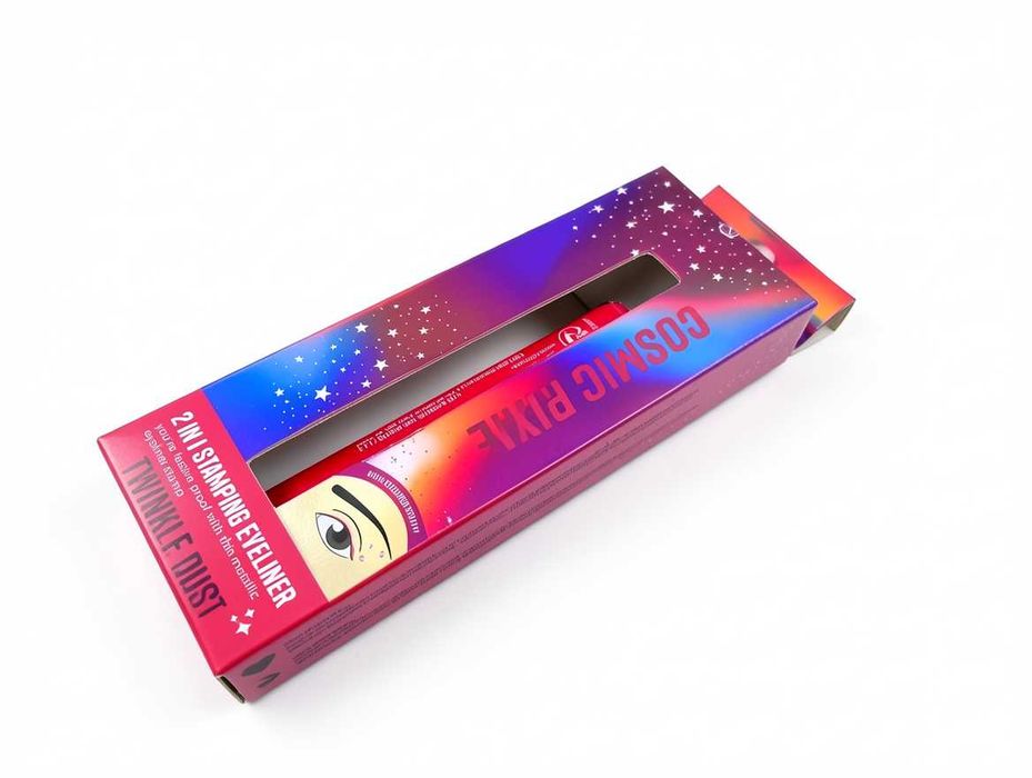 C196 Cosmic Pixie Twinkle Dust 2 In 1 Stamping Eyeliner Metaliczny Eyeliner Ze Stempelkiem Nowy Kosmetyk Do Makijażu Oczu Wyraziste Spojrzenie