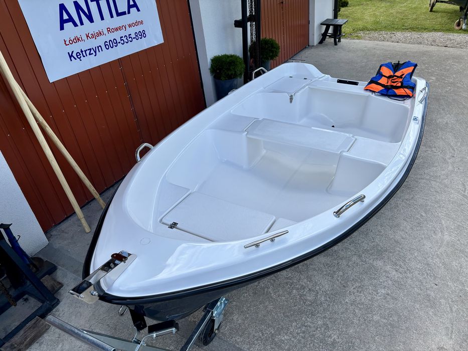 Łódka Delfin 360 certyfikat CE Raty Transport