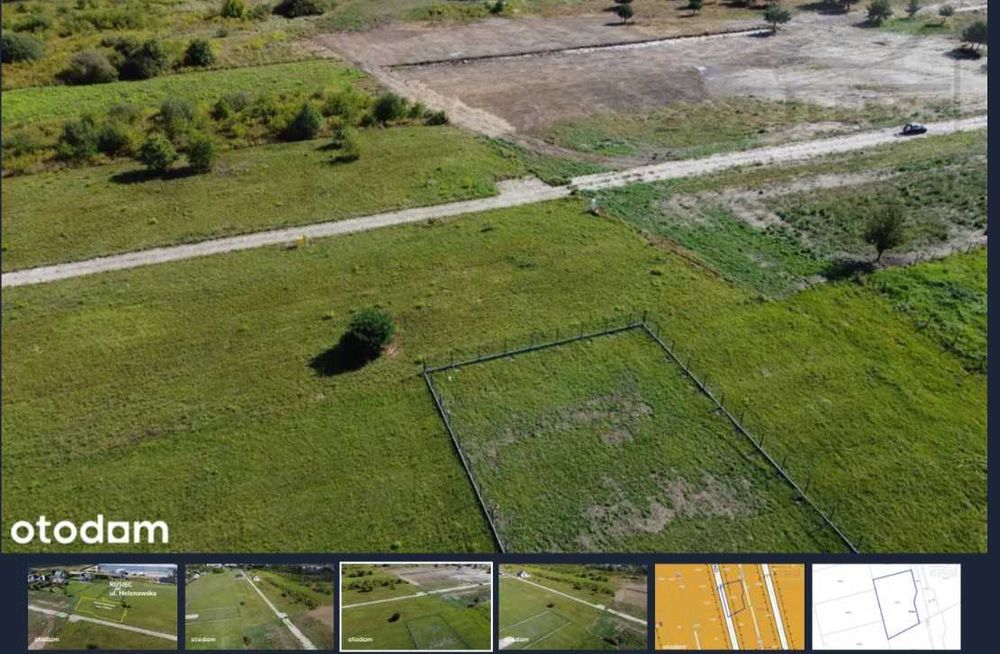 Piękna czysta działka w Ruścu - 1000 m² - Widok 4