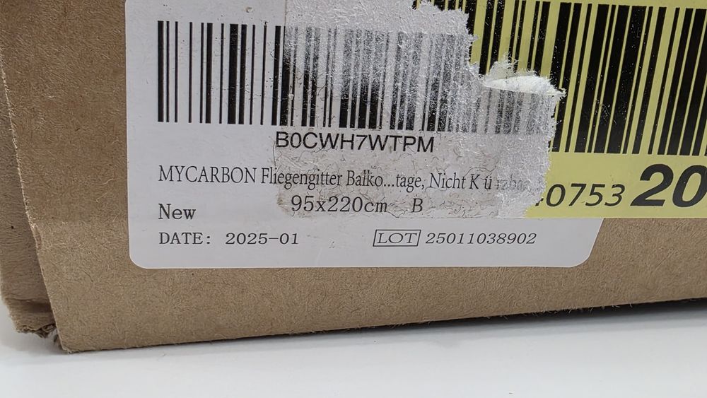 Moskitiera Magnetyczna na Drzwi Mycarbon 95x220 cm NOWA Siatka na Komary