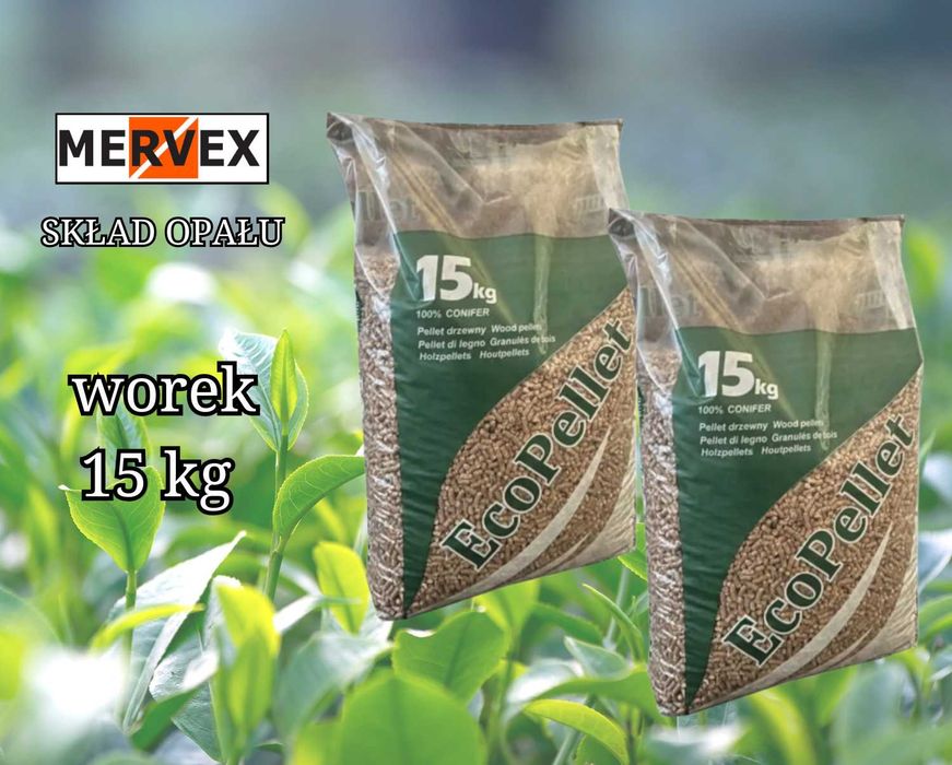 pellet Tartak ROMA - sprzedaż na worki 15 kg - TRANSPORT GRATIS