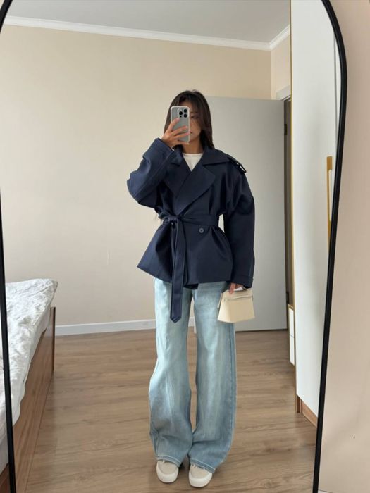 Тренч з поясом на підкладці 42-44, 46-48, усі кольори в наявності!