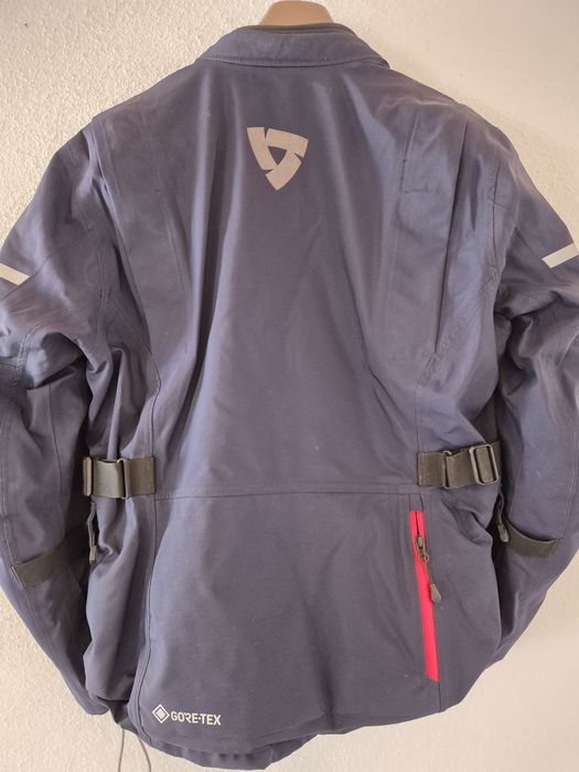 Casaco moto Revit Vertical GTX azul L como novo