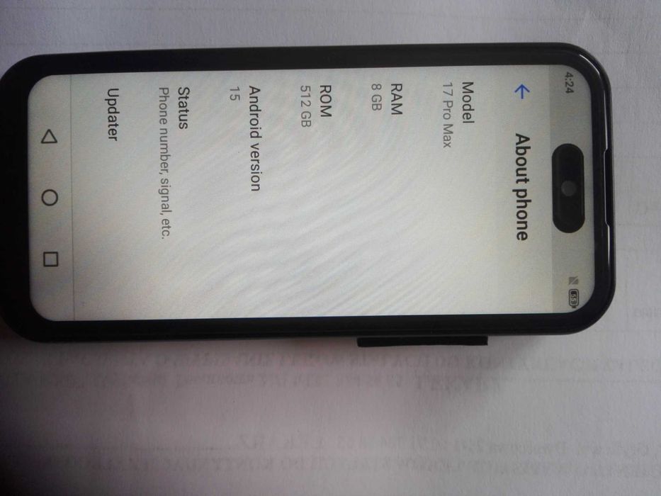 Mini telefon model 17 Pro Max 4" 5G